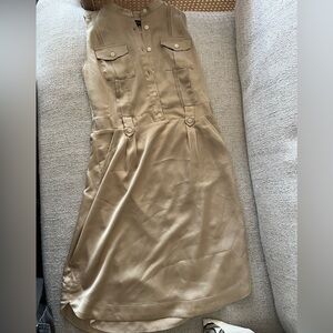 Vintage Banana Republic Beige Button-Up Blouse